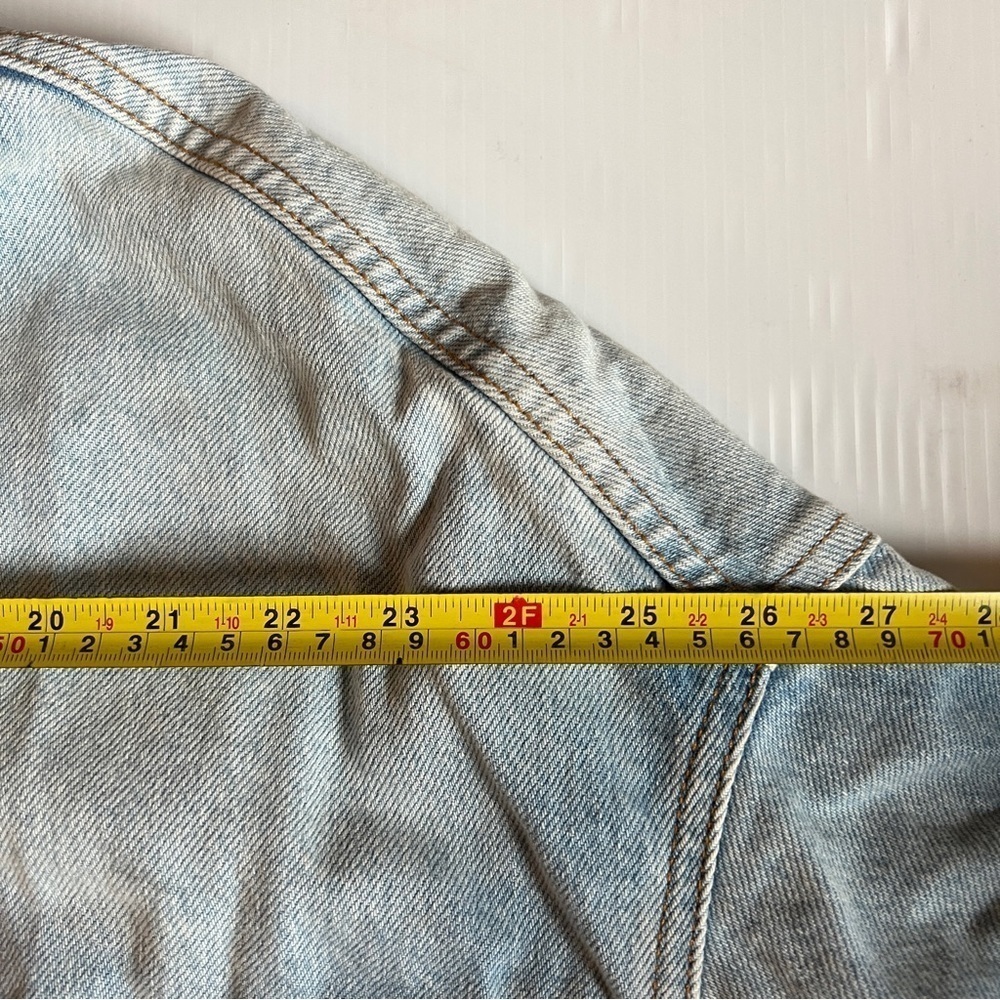 ZARA DENIM JACKET SHIRT | GOOD AMERICAN COLLECTION | 2553/066 - Picture 15 of 15